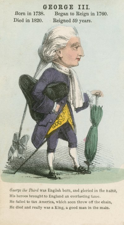 Kral George III (su meraklısı) by English School