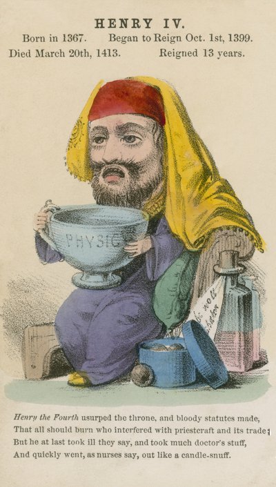 Kral Henry IV (su meraklısı) by English School