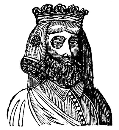 Kral Henry IV (tahta baskı) by English School