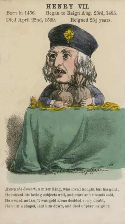 Kral Henry VII (aquatint) by English School
