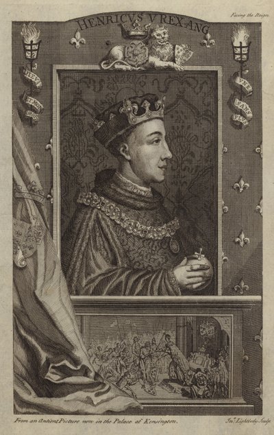 İngiltere Kralı Henry V by English School
