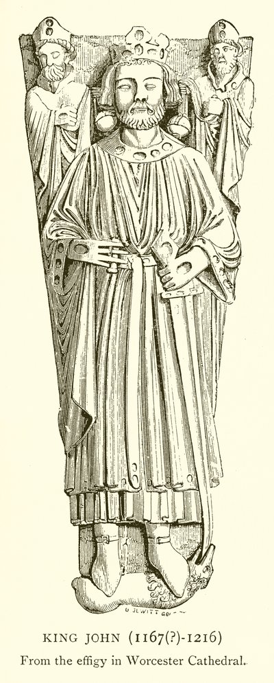 Kral John (1167(?)-1216) by English School