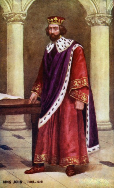 Kral John (renkli lito) by English School