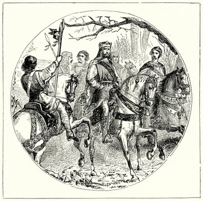 Kral John (gravür) by English School