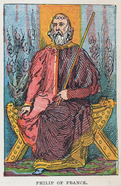 Fransa Kralı Philip by English School