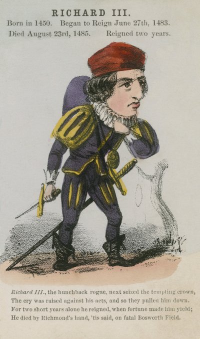 Kral Richard III (aquatint) by English School