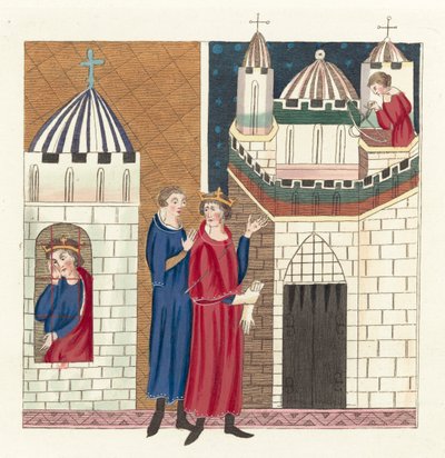 Kral I. Richard (renkli gravür) by English School