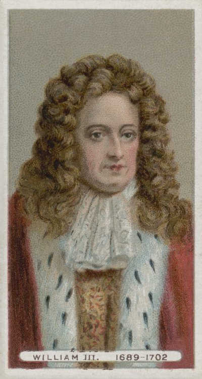 Kral William III by English School