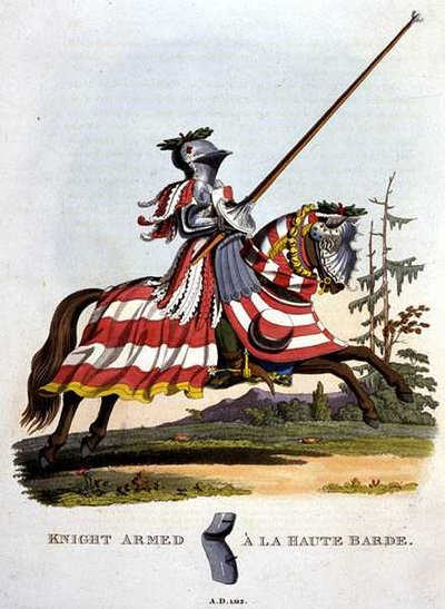 Şövalye Armed a la Haute Bard by English School