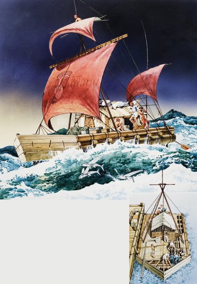 Kon-Tiki destansı yolculuğunda by English School