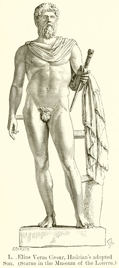 L. Aelius Verus Caesar, Hadrianus