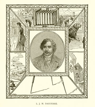 L.J.M. Daguerre by English School