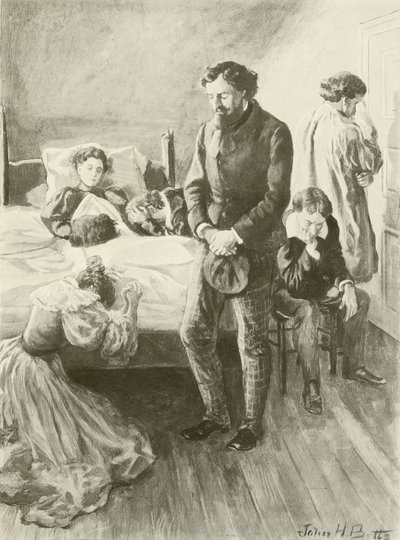 La Boheme, Son perde (gravür) by English School