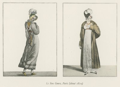 La Bon Tür, Paris (yaklaşık 1810) by English School