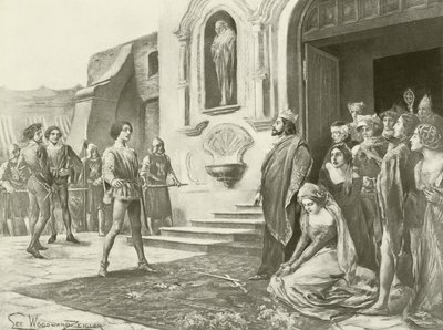 La Favorita, III. Perde sahne xi (gravür) by English School