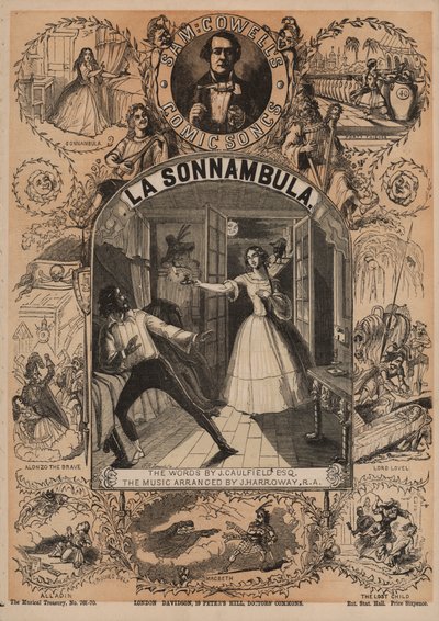 La Sonnambula, Sam Cowell