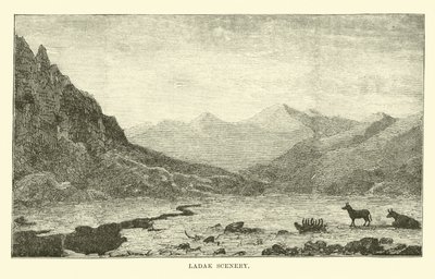 Ladakh Manzarası by English School