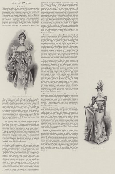 Bayan Sayfaları, Elbise (litho) by English School