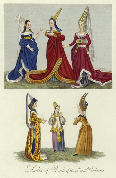 15. ve 16. Yüzyılların rütbeli hanımları by English School