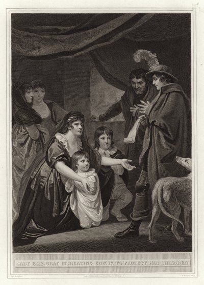 Leydi Elizabeth Gray, çocuklarını korumak için Edw IV ile ilgileniyor by English School