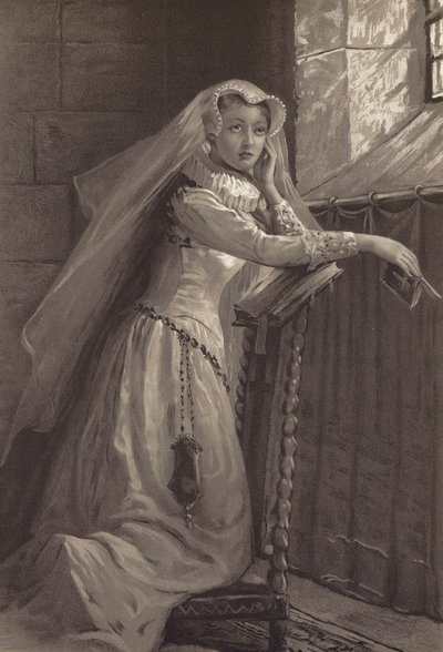 Leydi Jane Gray (taş) by English School