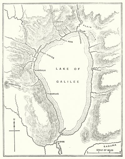 Galile Gölü (gravür) by English School