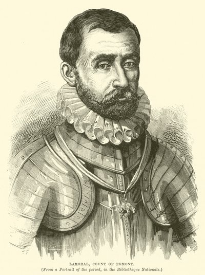 Lamoral, Egmont Kontu (gravür) by English School