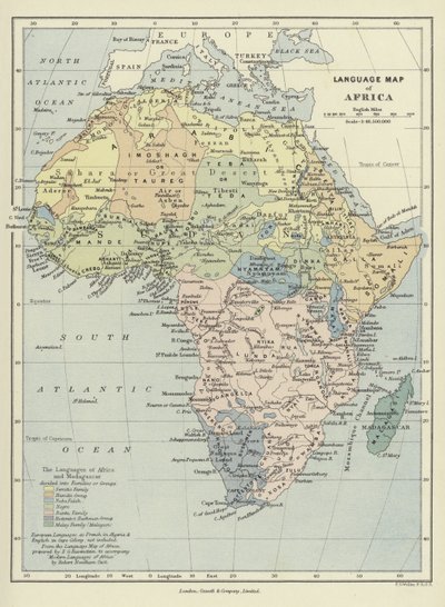 Afrika Dil Haritası by English School