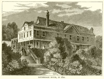 Lauderdale Evi, 1820