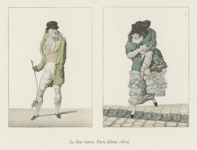 Le Bon Genre, Paris (yaklaşık 1810) by English School