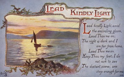 Lead Kindly Light (renkli taş baskı) by English School