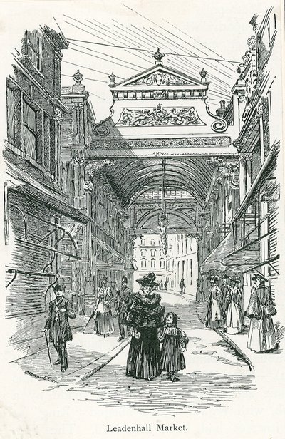 Leadenhall Pazarı by English School