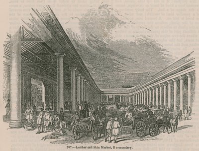 Deri ve Deri Pazarı, Bermondsey, Londra by English School