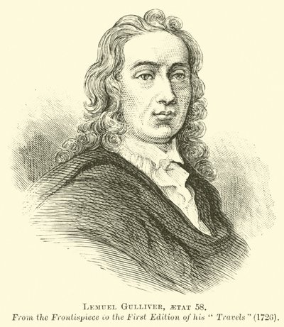 Lemuel Gulliver, etat 58 by English School