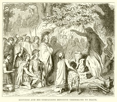 Kendilerini Ölüme adayan Leonidas ve arkadaşları by English School
