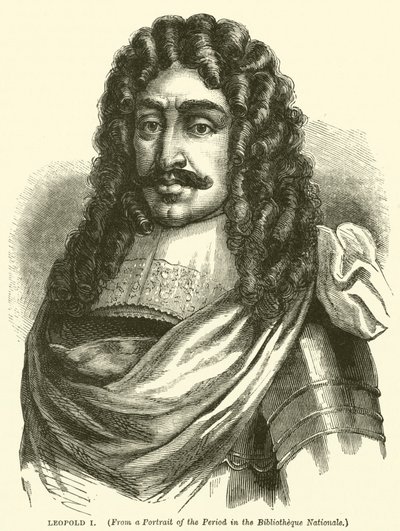 Leopold I (gravür) by English School