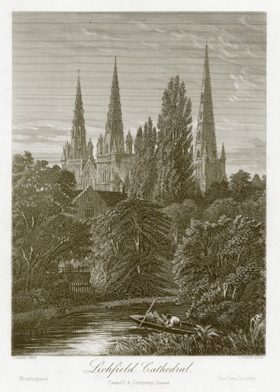 Lichfield Katedrali by English School