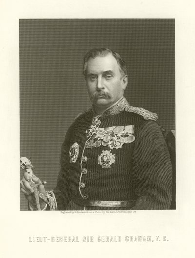 Korgeneral Sir Gerald Graham by English School