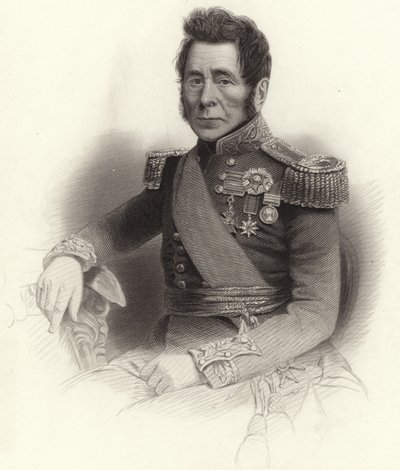 Korgeneral Sir John Fox Burgoyne by English School