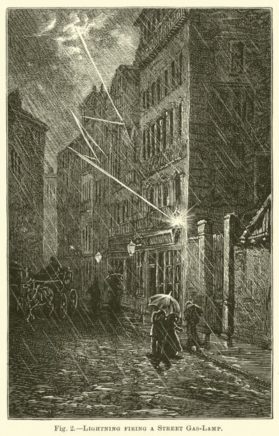 Sokak Gaz Lambasını Ateşleyen Yıldırım by English School