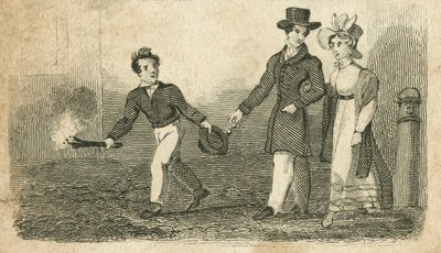 Link boy, Londra (gravür) by English School