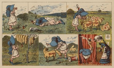 Küçük Bo-Peep (renkli taş) by English School