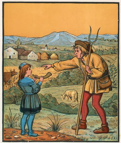 Küçük Çocuk Mavi ve Boynuzu by English School