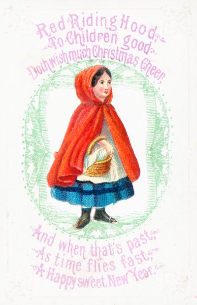 Küçük Kırmızı Başlıklı Kız, Noel Kartı by English School