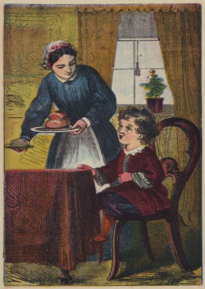 Küçük Tommy Tucker (renkli taş baskı) by English School