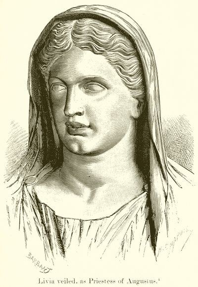Livia Veiled, Augustus Rahibesi olarak by English School