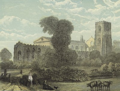 Llandaff Katedrali, Kuzey Doğu Görünümü by English School