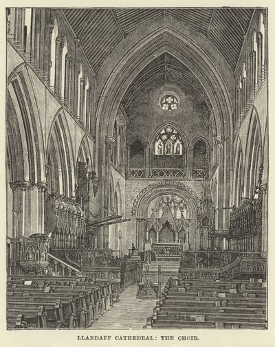 Llandaff Katedrali, Koro by English School
