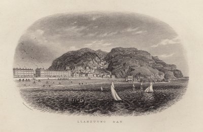 Llandudno Körfezi (gravür) by English School