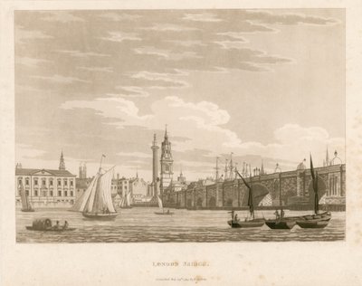 Londra Köprüsü, 1799 by English School